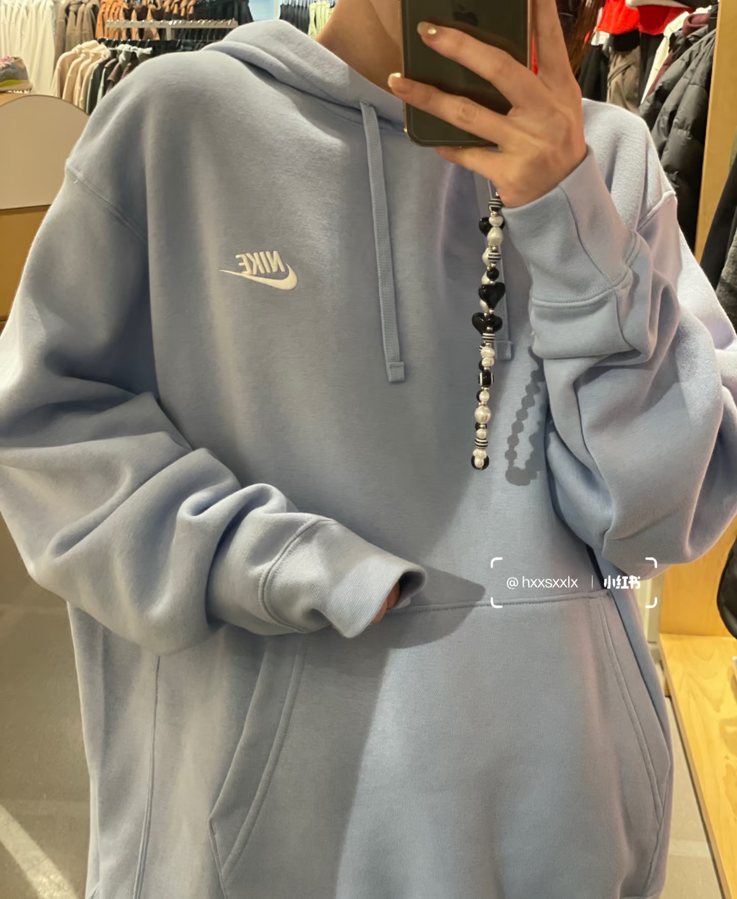 Nike 嬰兒藍帽踢