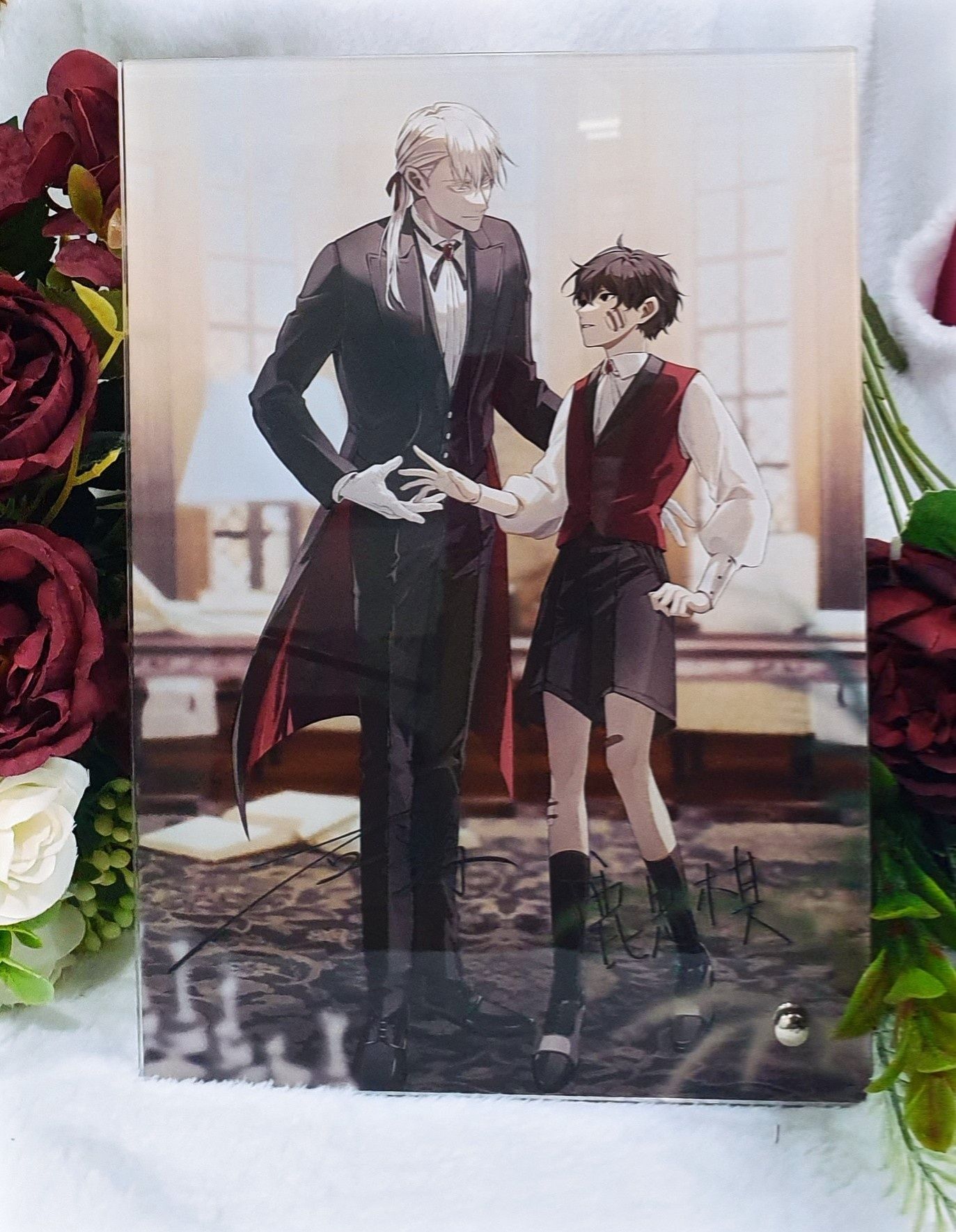 cafe 周邊商品《16647》壓克力畫板【執事主人】- 印角色的印刷簽名