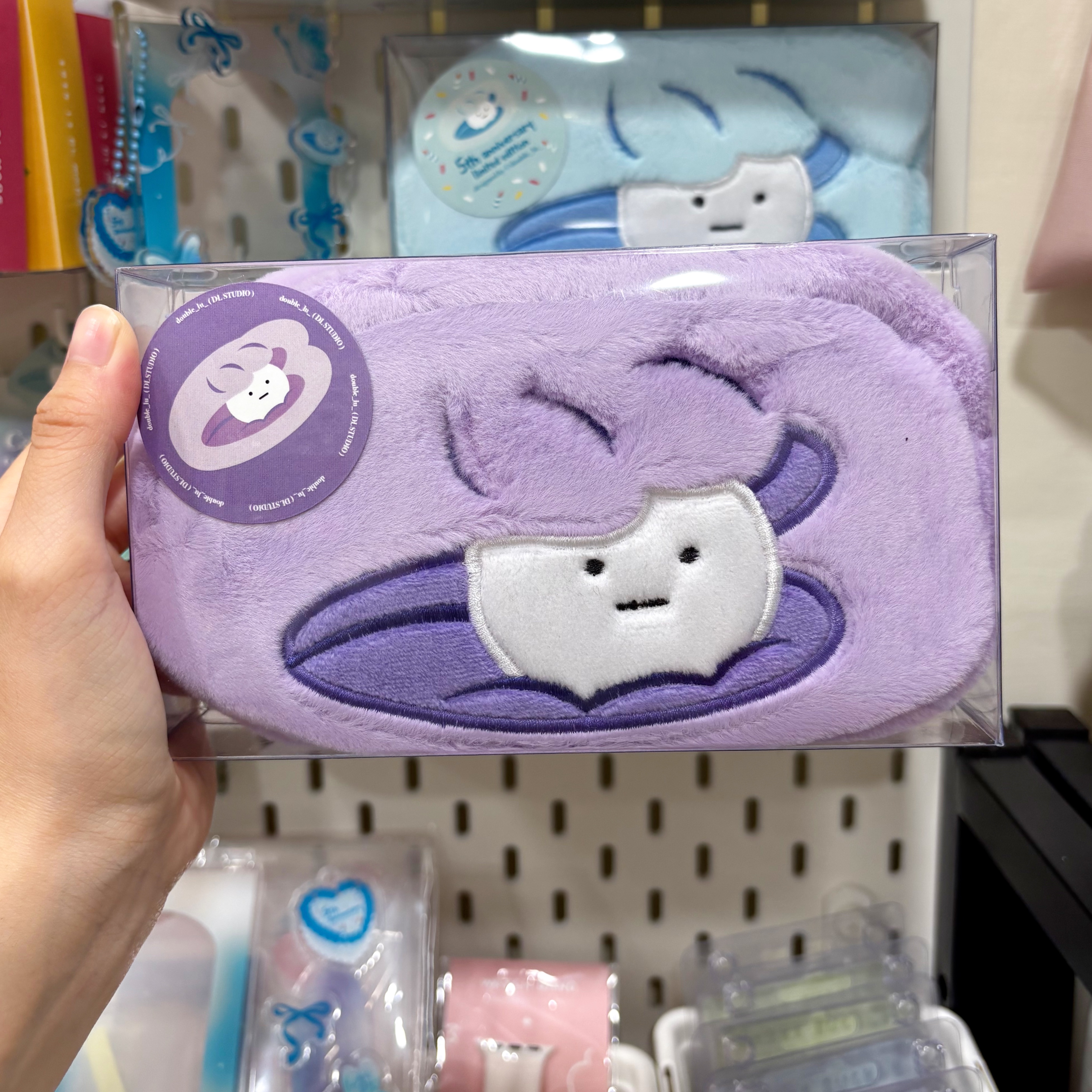 Double_lu 阿貝毛絨筆袋 （四款）