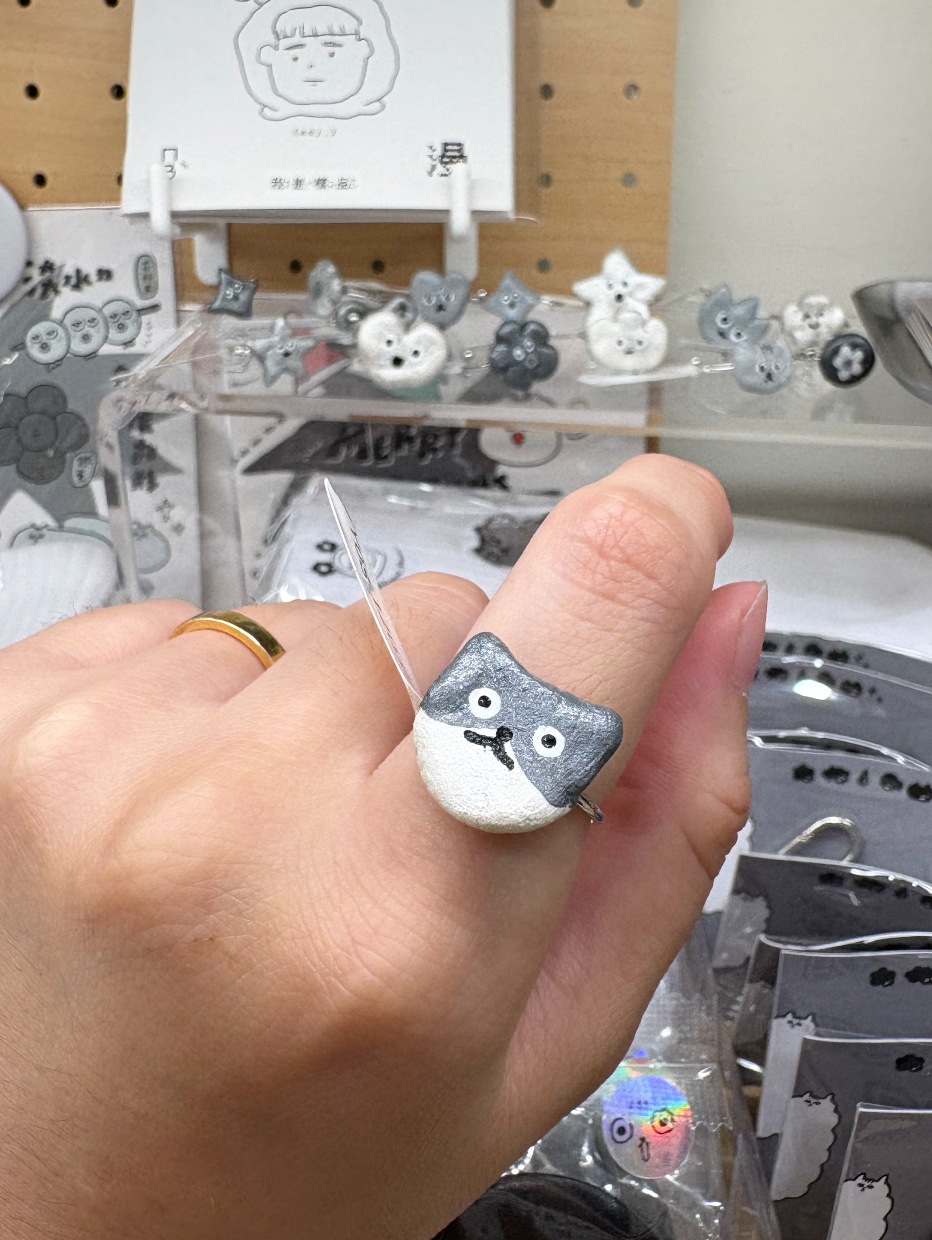 湯圓博士 - 黏土部門怪怪戒指（手作多款）