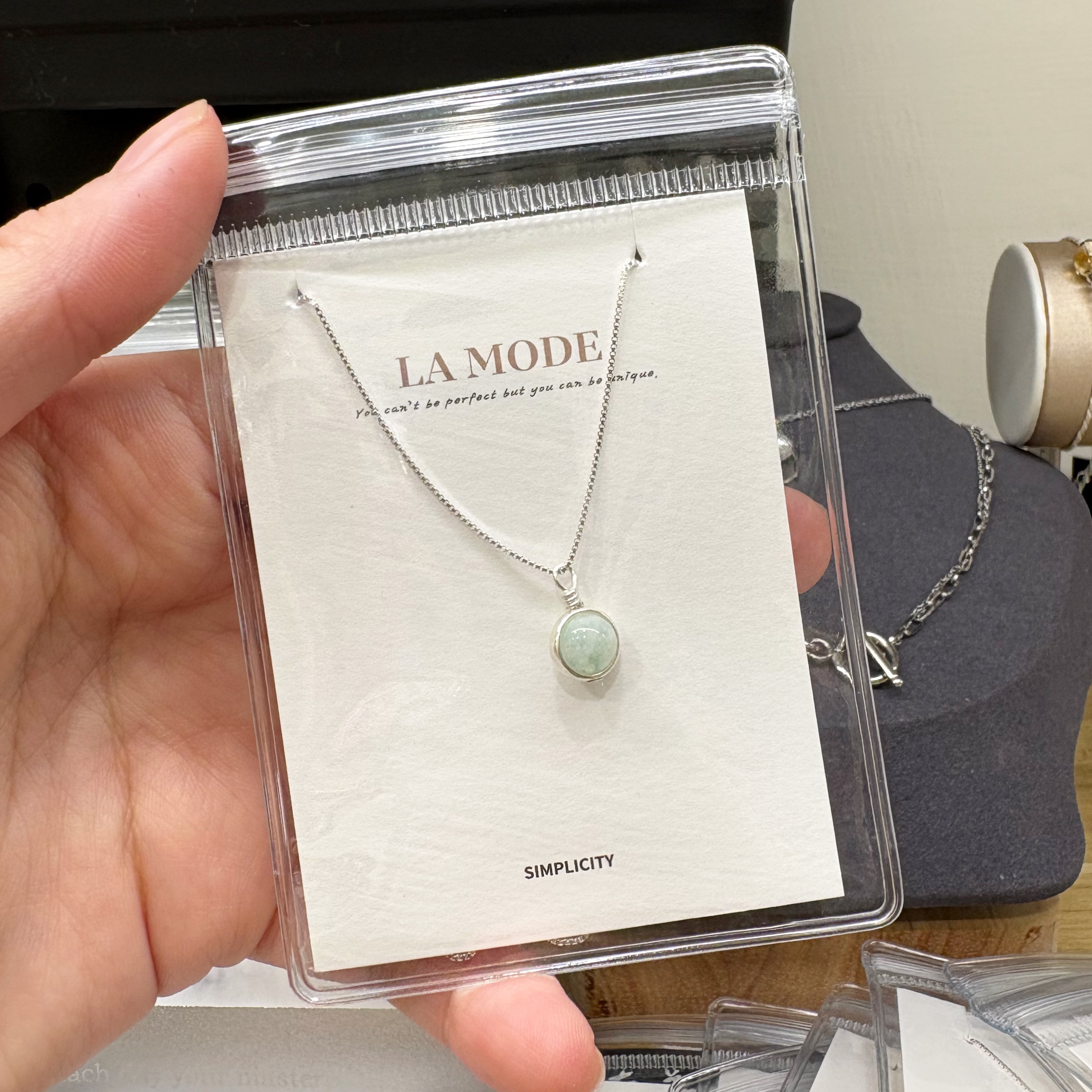 ＜ 熱賣中 ＞ LA MODE 純銀項鏈