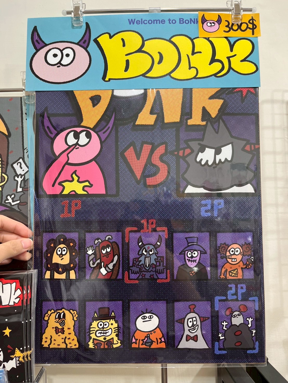 BonkBonk - A3海報 ＆ 明信片 ＆ 刺繡別針