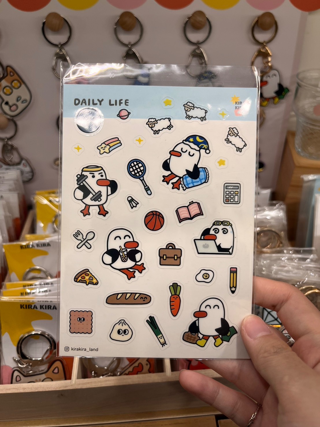 ＫＩＲＡ ＫＩＲＡ ＬＡＮＤ 閃亮亮樂園 - 透明防水貼紙