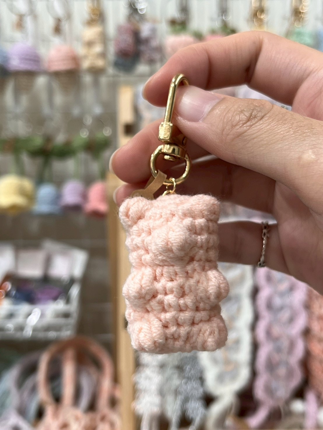 朝の工作室 - 小熊軟糖吊飾-黃