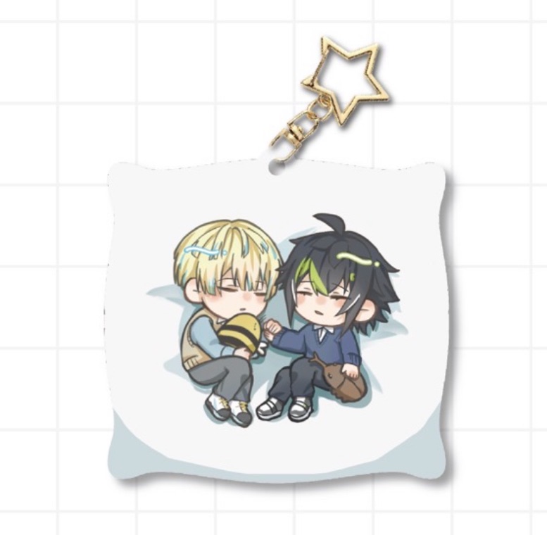 雜蹦睡搞搞壓克力吊飾