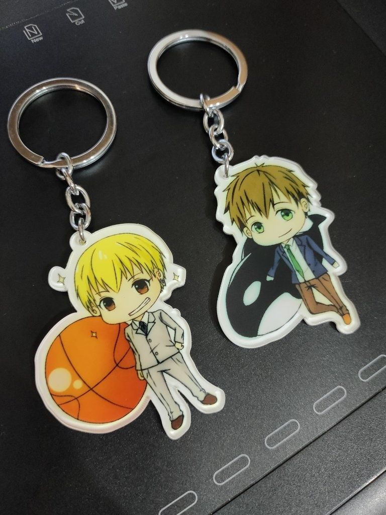 【黑子的籃球/FREE!】黃瀨/真琴壓克力鑰匙圈