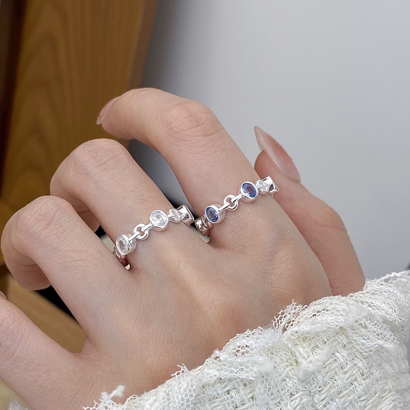 S925純銀鋯石戒指💍