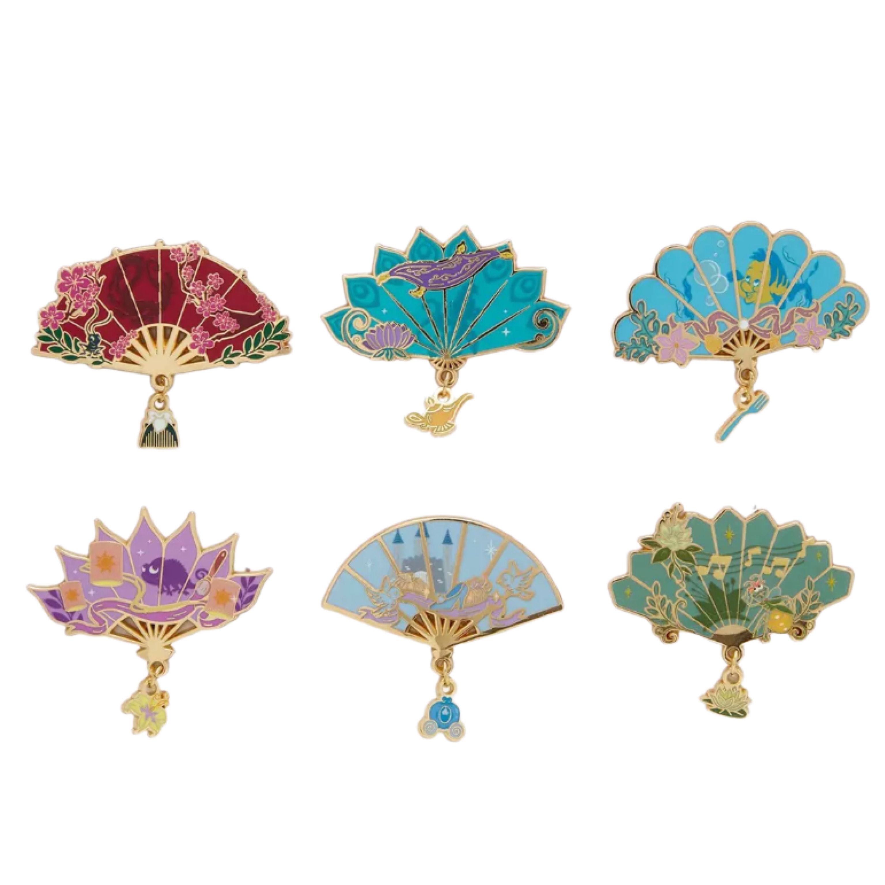 迪士尼公主扇子