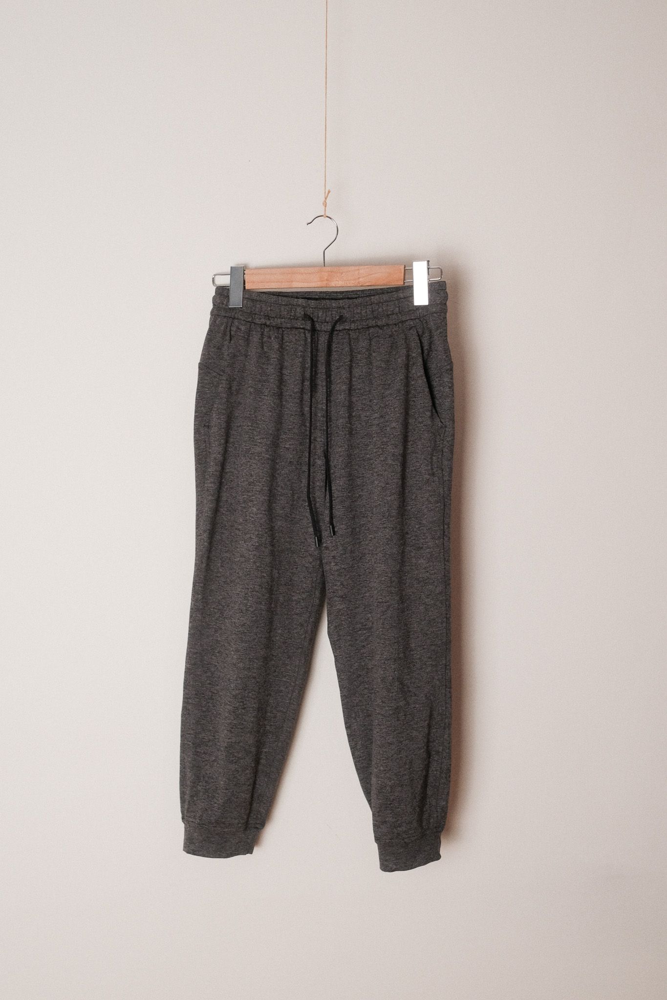 Lululemon 棉質雪花灰運動長褲