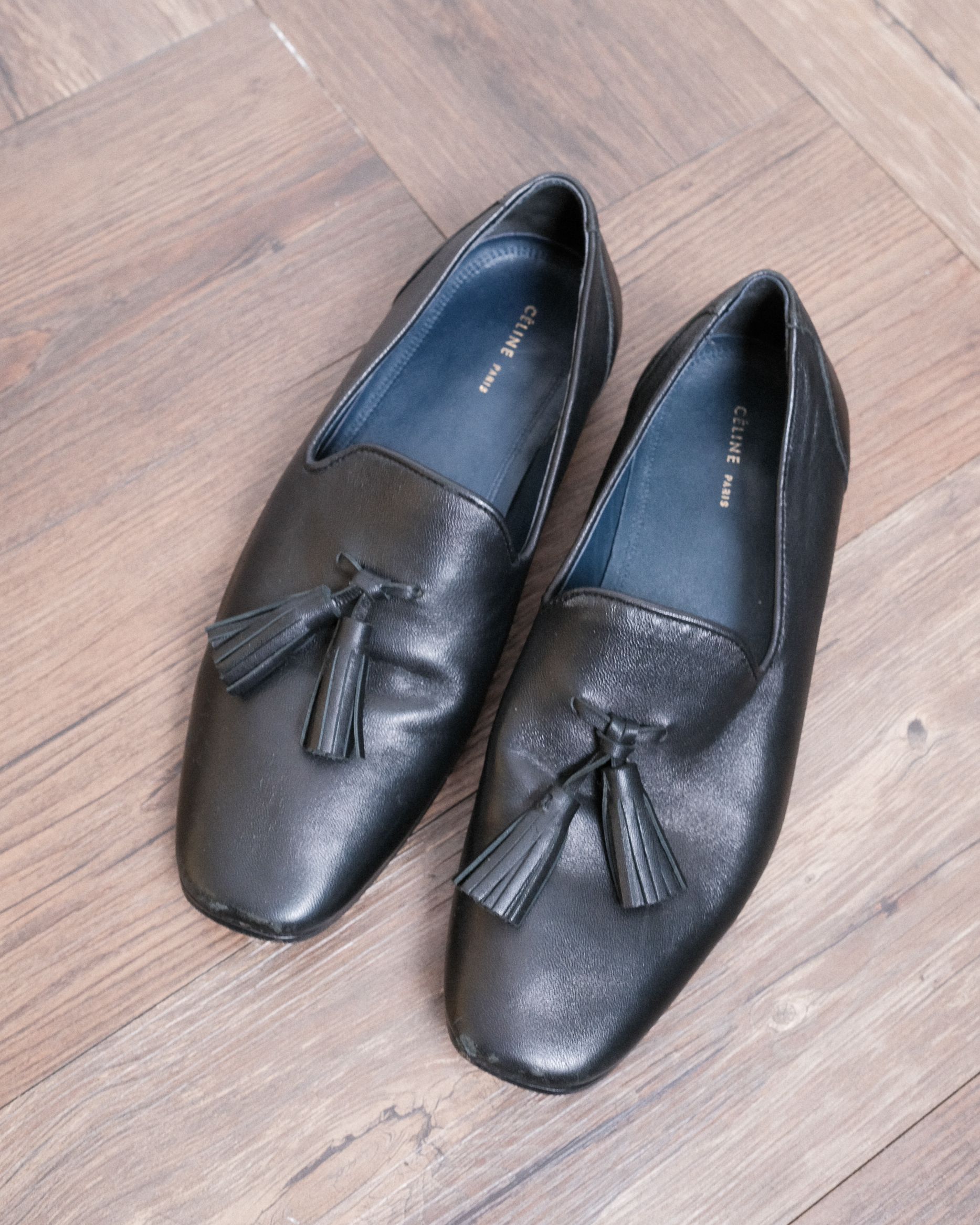 Celine 義大利製流蘇皮鞋