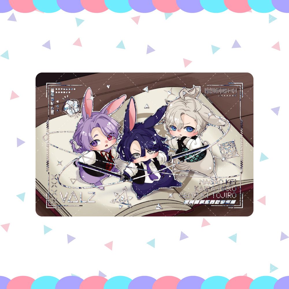 【VΔLZ】立體銀箔小卡