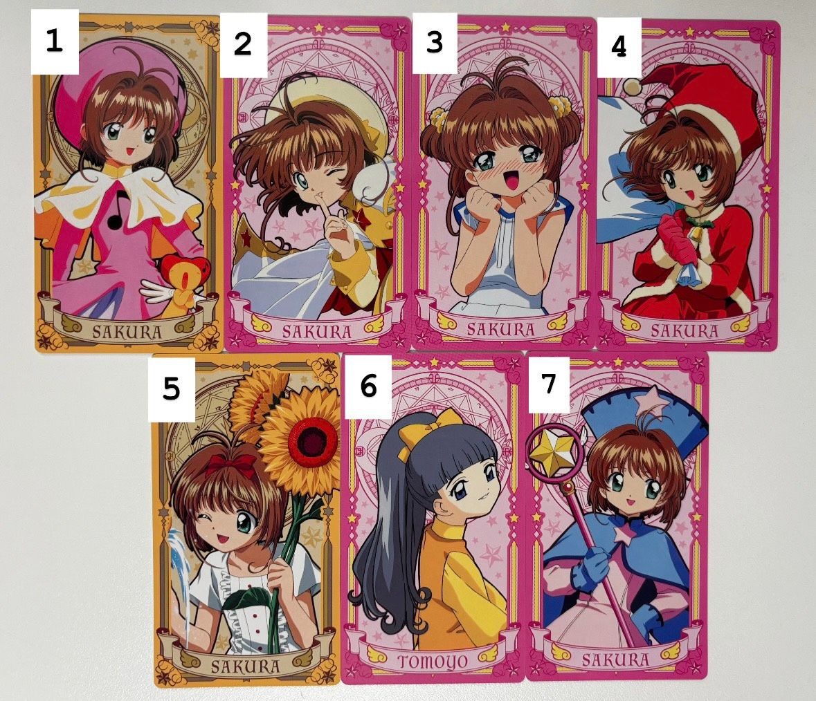 卡牌人物卡⭐滿100可贈1以此類推⭐附原袋