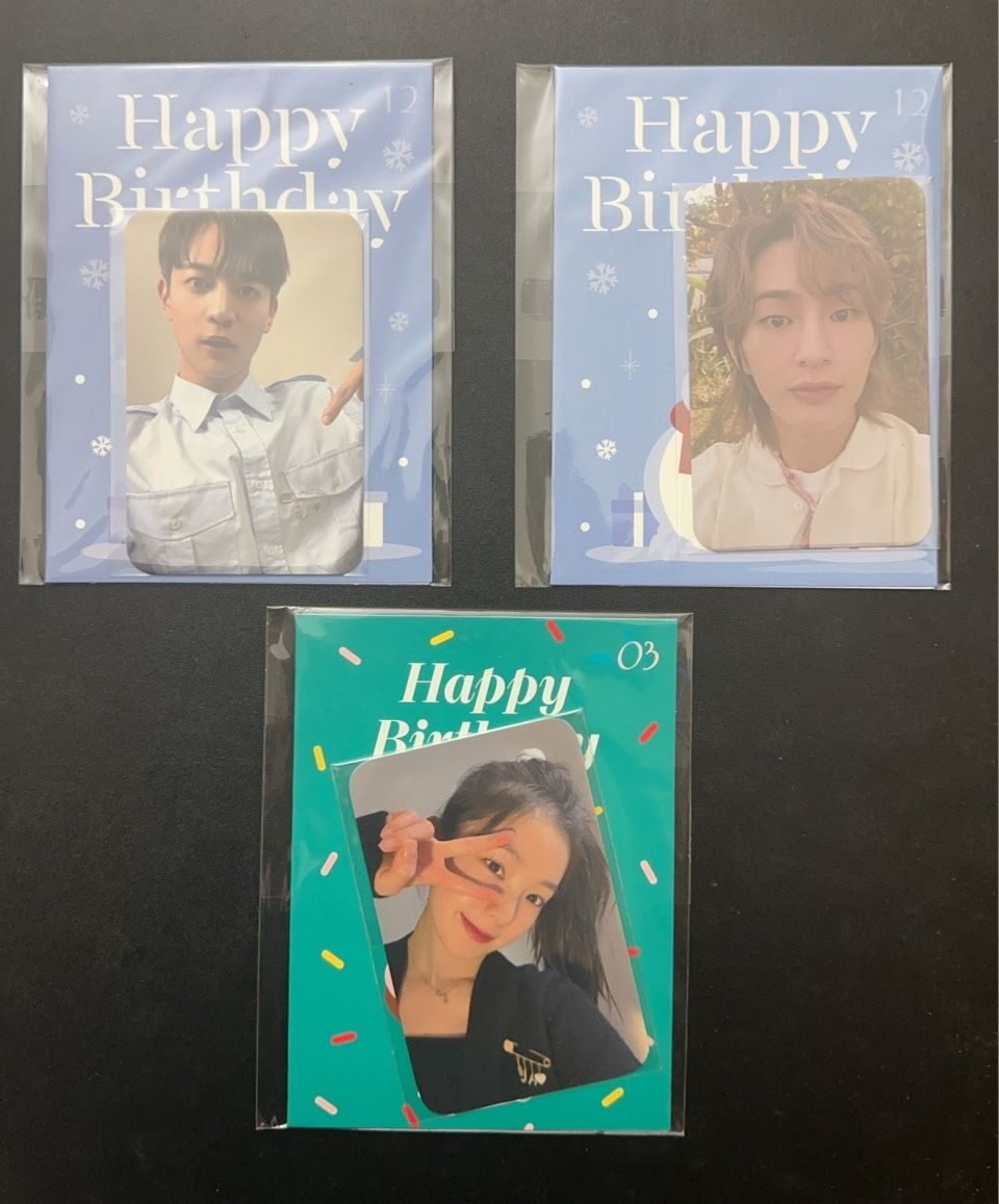 SM藝人2023年生日小卡（可當捆物）
