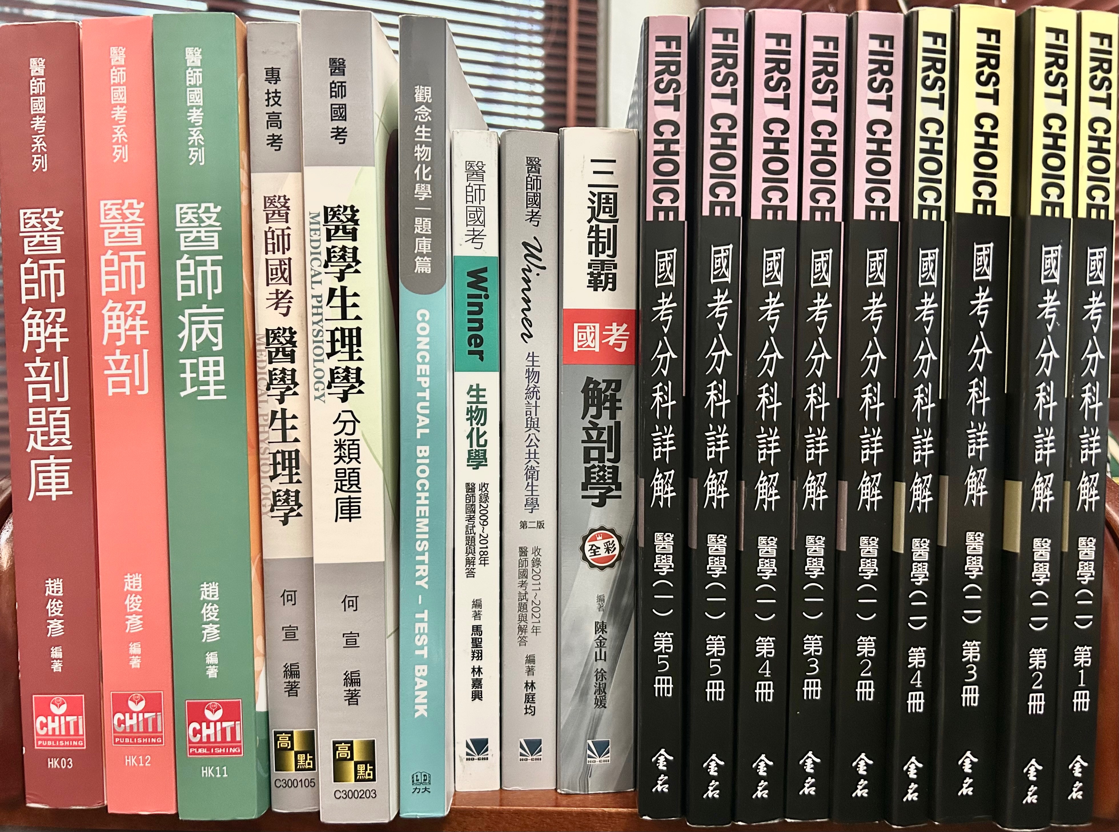 醫師國考一階參考書