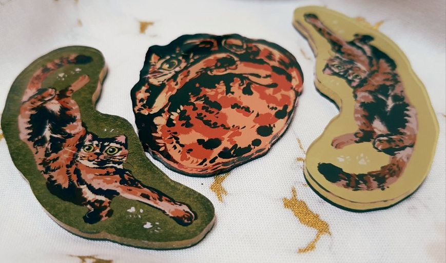 貓貓己糊 磁鐵徽章區