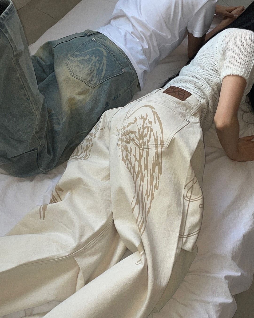 ＜預購＞FANCY CLUB 翅膀牛仔褲