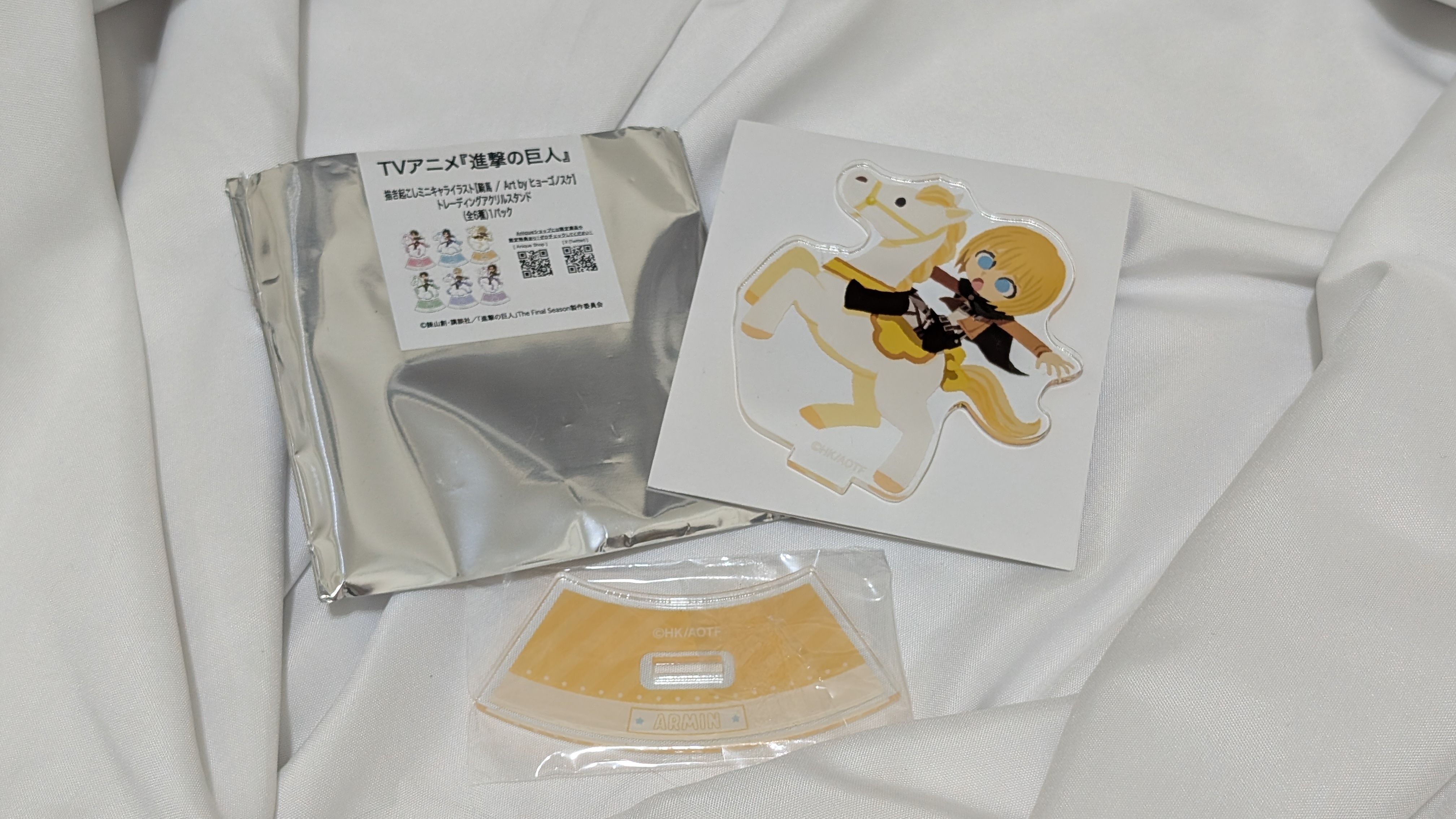 進擊的巨人 騎馬Q版隨機立牌 阿爾敏