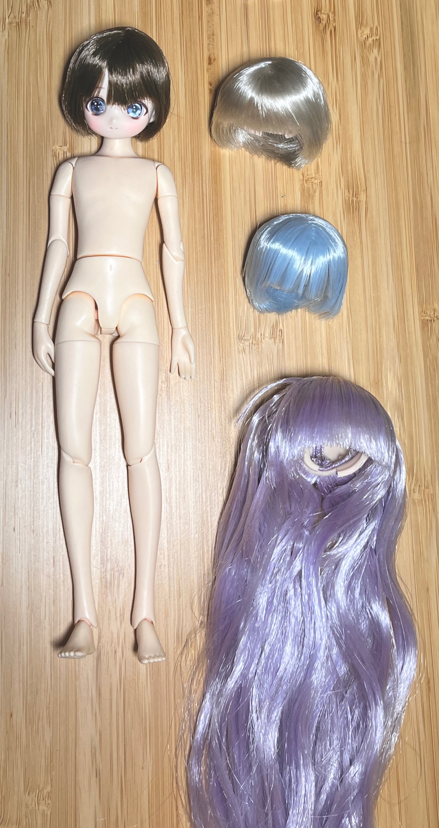 azone1/6 hal臉+替換植髮+眼睛