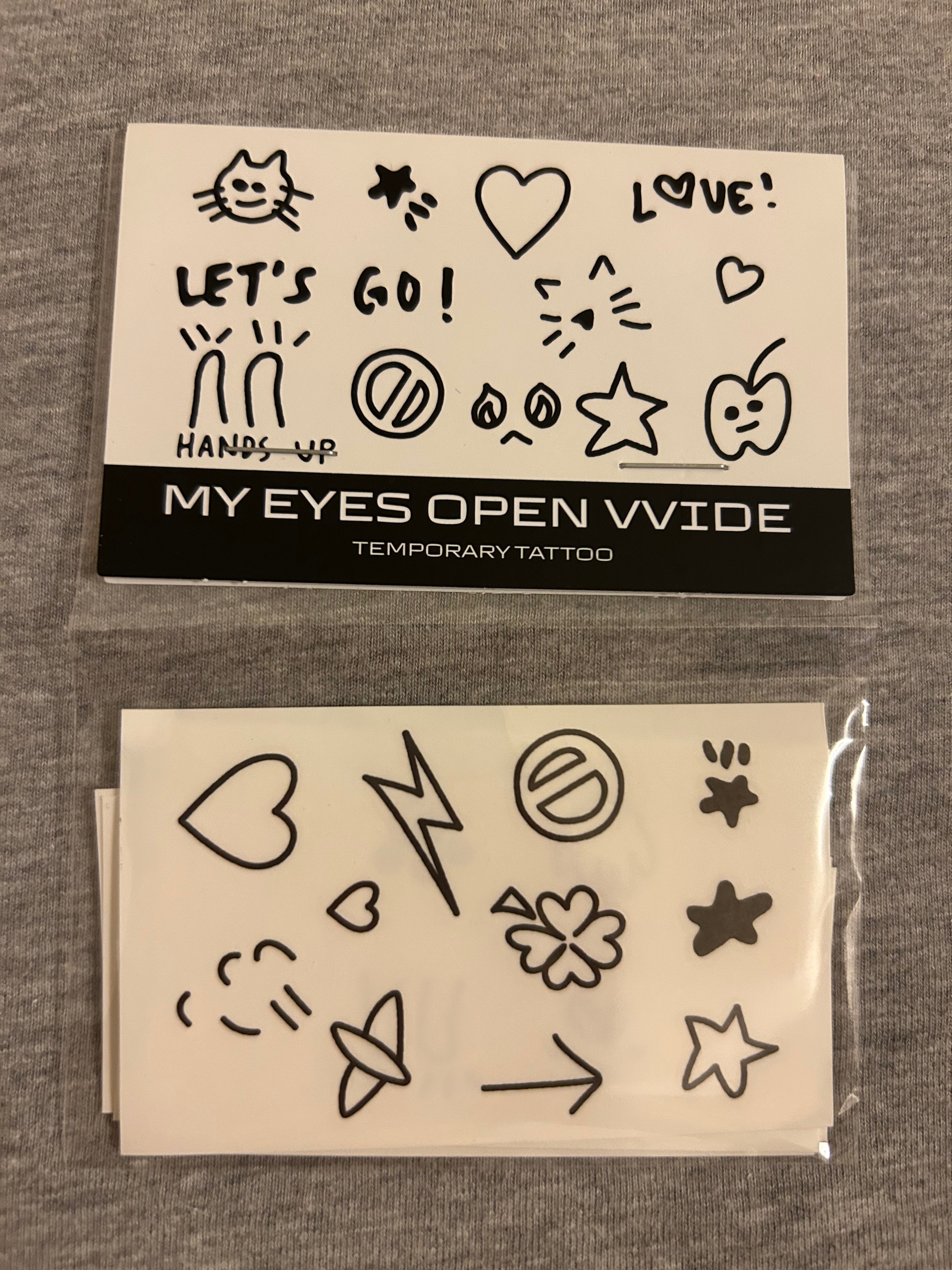 快閃店紋身貼紙