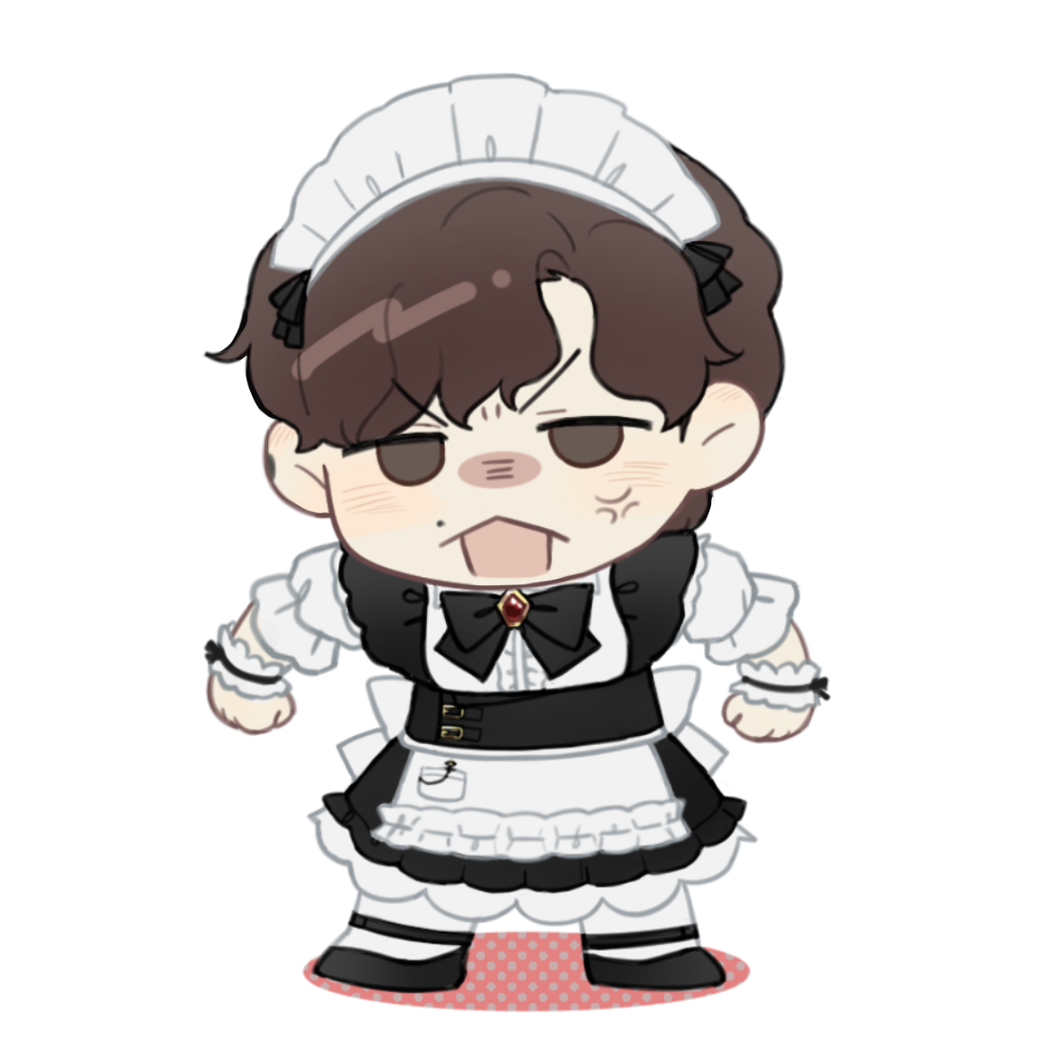 女僕志摩和卡比源全斷貼紙