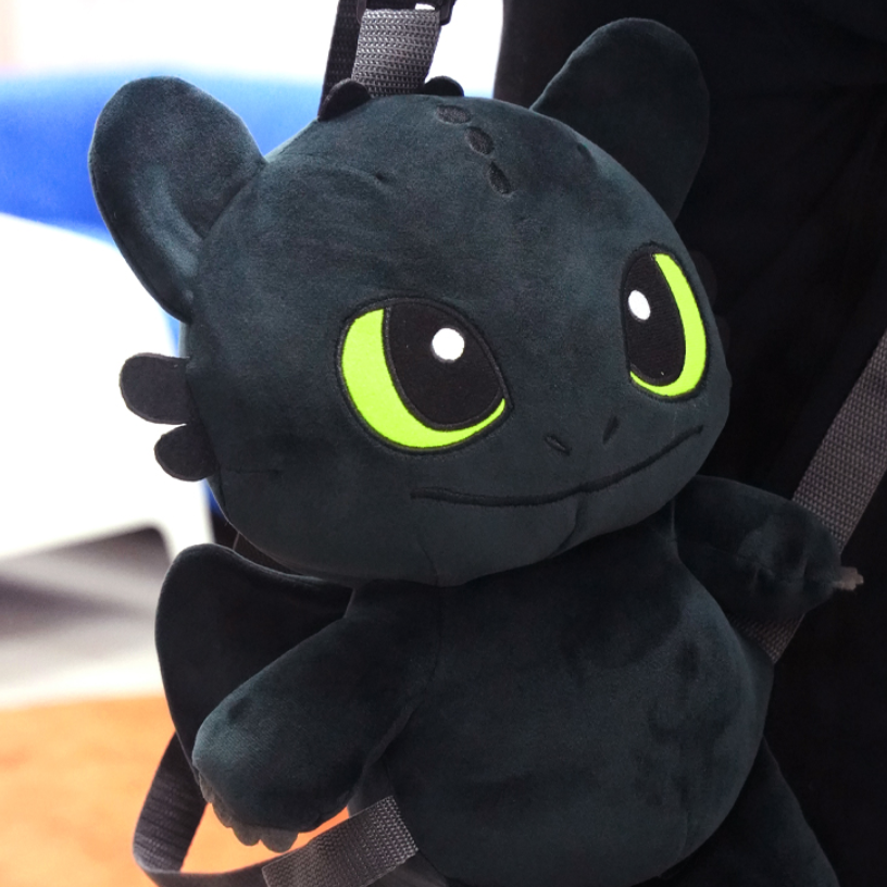 韓國正版授權 馴龍高手 沒牙Toothless 造型背包 後背包 兒童背包 30公分高