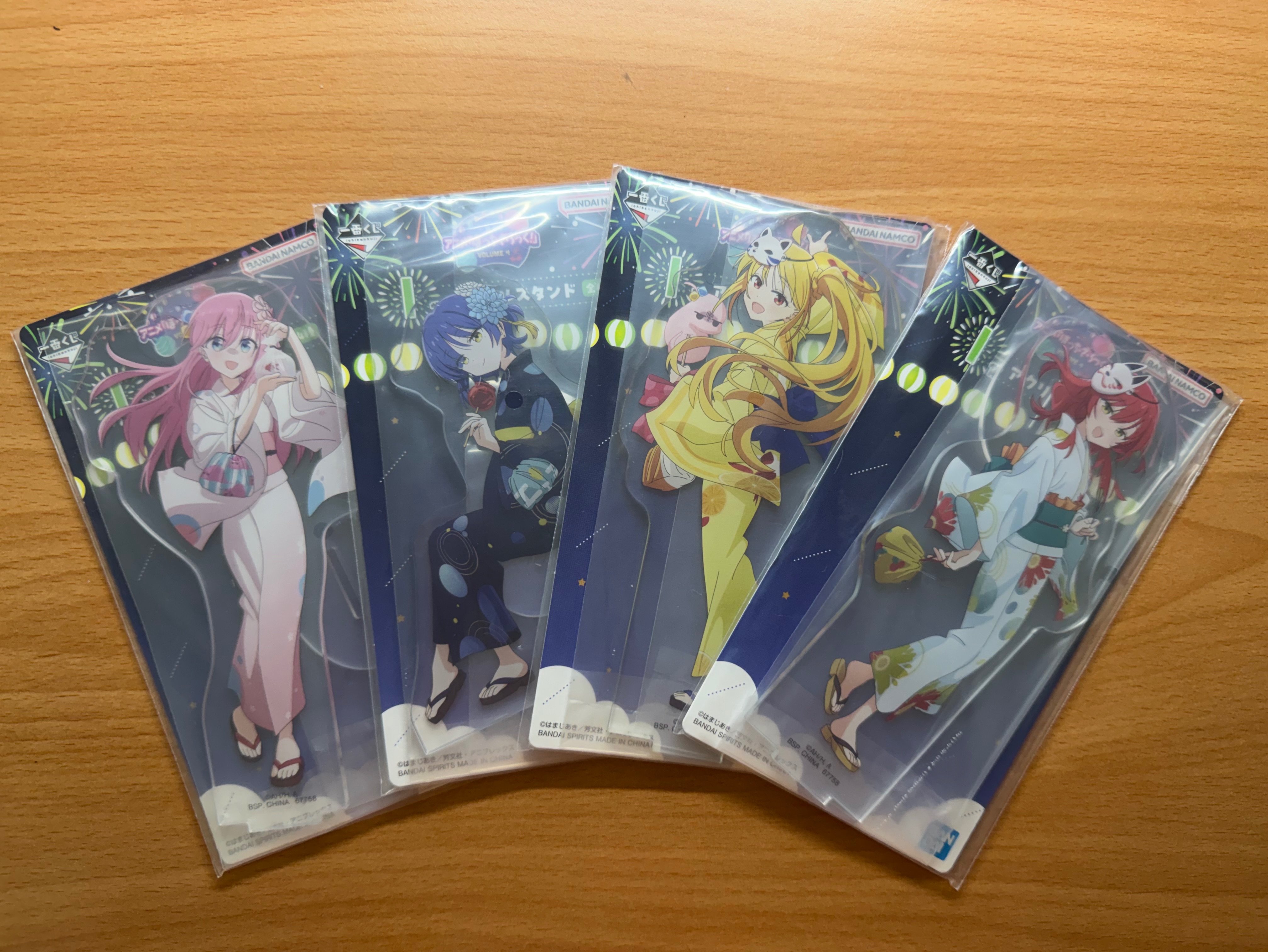 「全新」孤獨搖滾一番賞第四彈—— I賞全套立牌