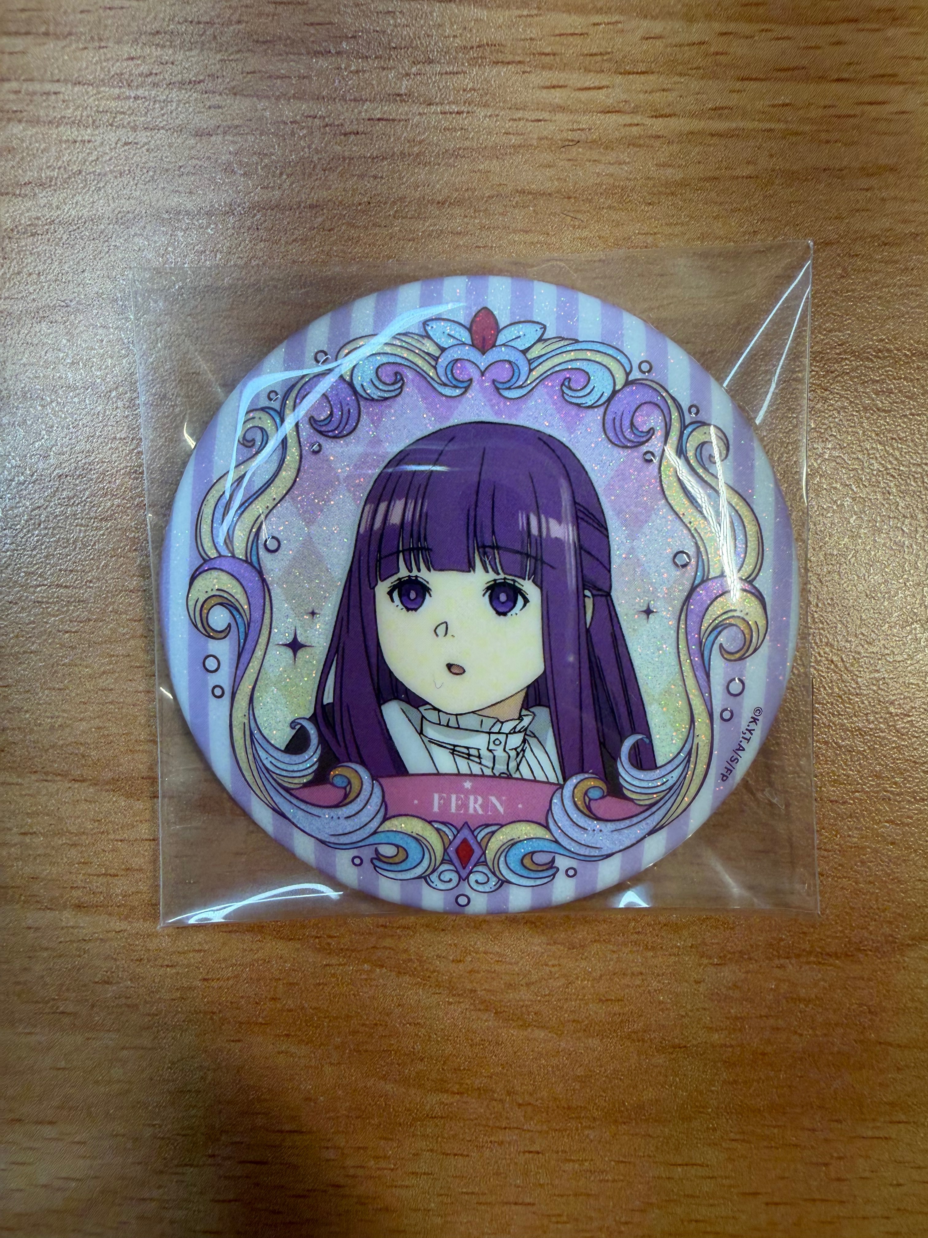 「未拆封」葬送的芙莉蓮 費倫 波紋畫框雙閃徽章