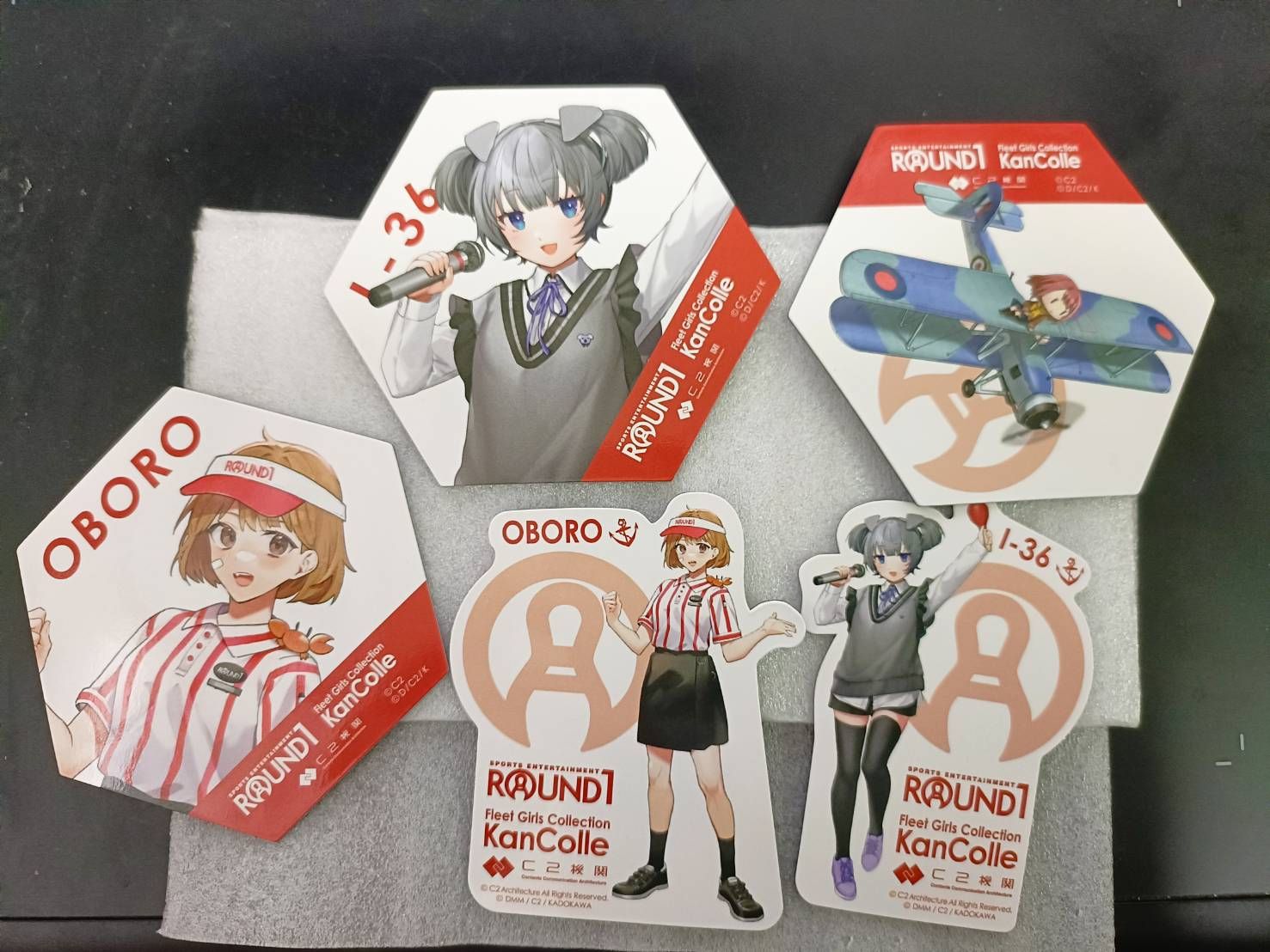 【官方商品】艦收ROUND1一番賞 F賞 軟磁鐵