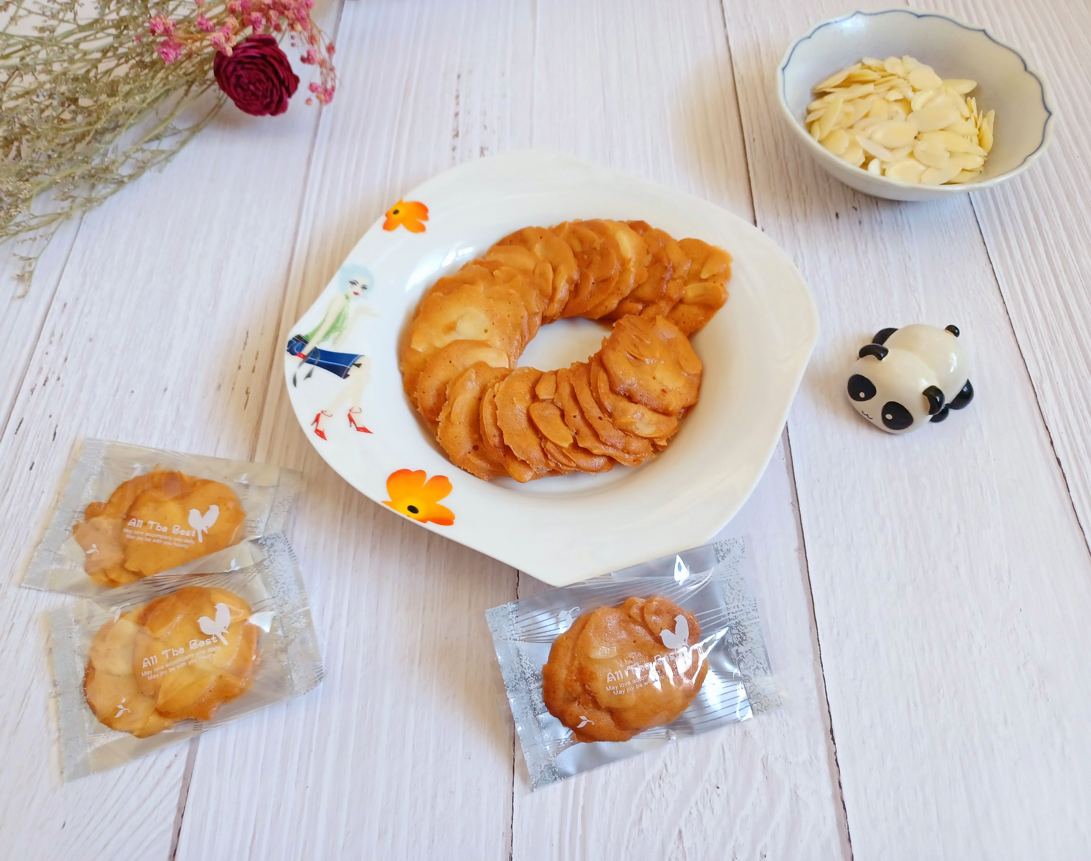 迷你杏仁瓦片
