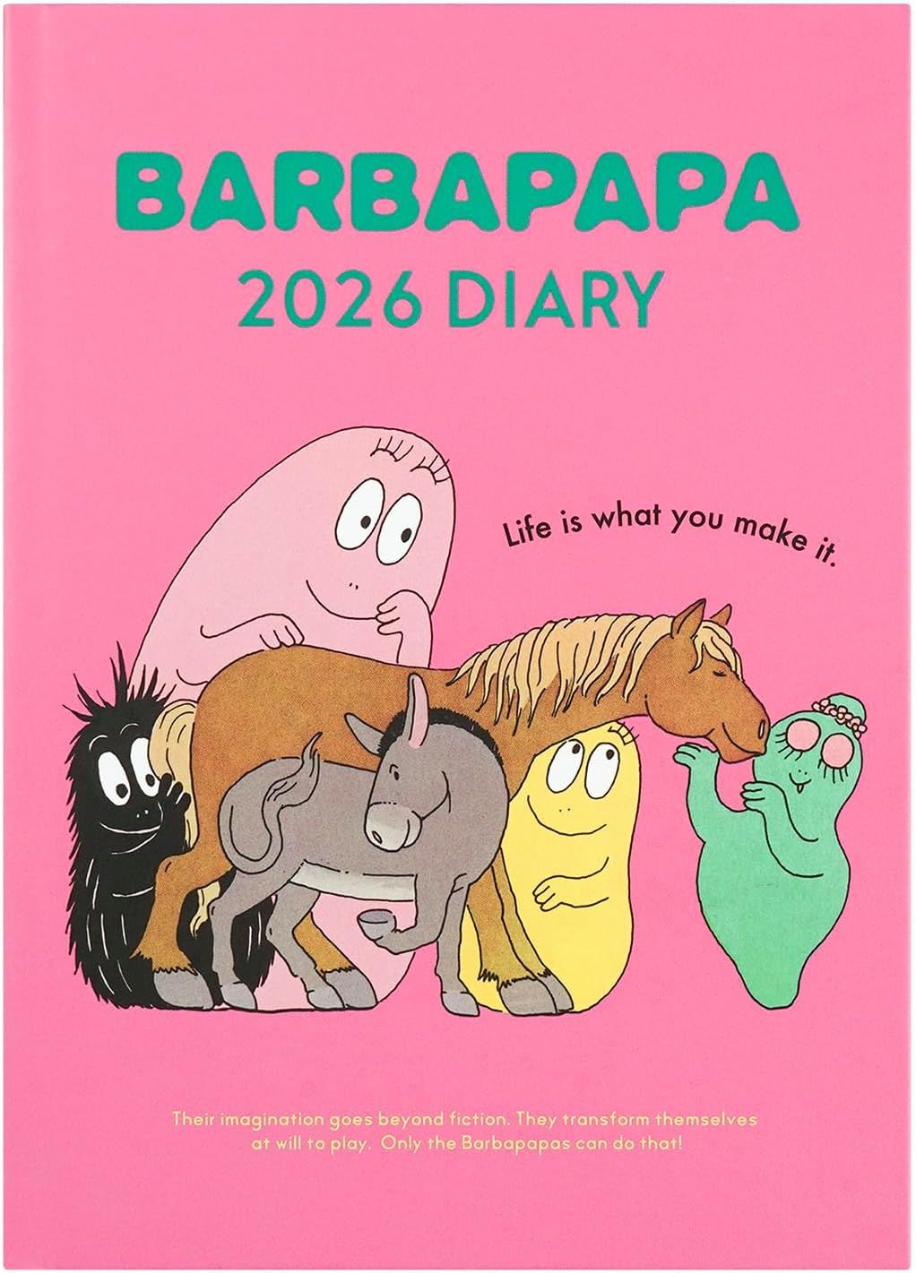 2026年 泡泡先生 BARBAPAPA B6週間手帳行事曆 1月始
