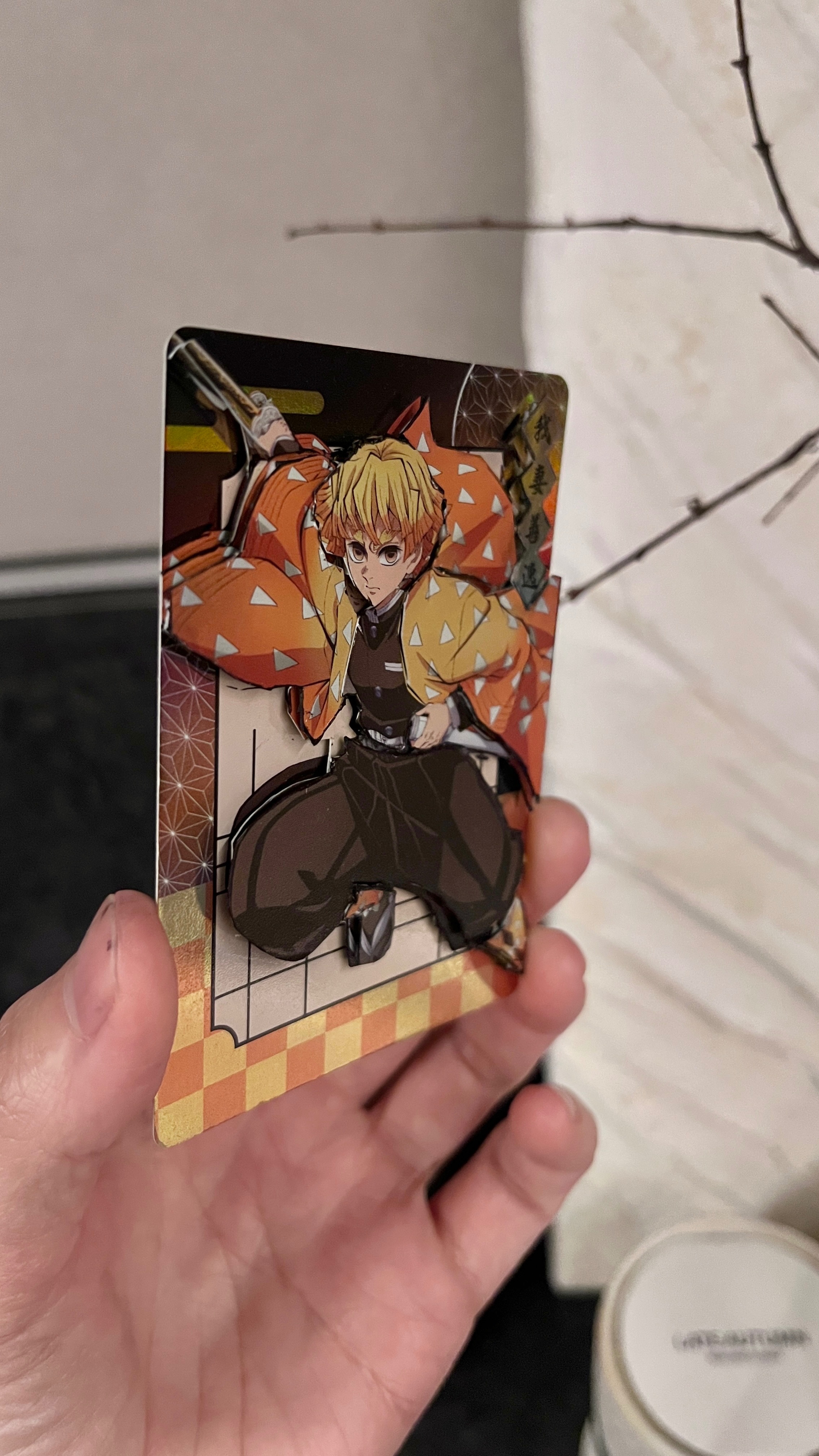 我妻善逸 立體卡