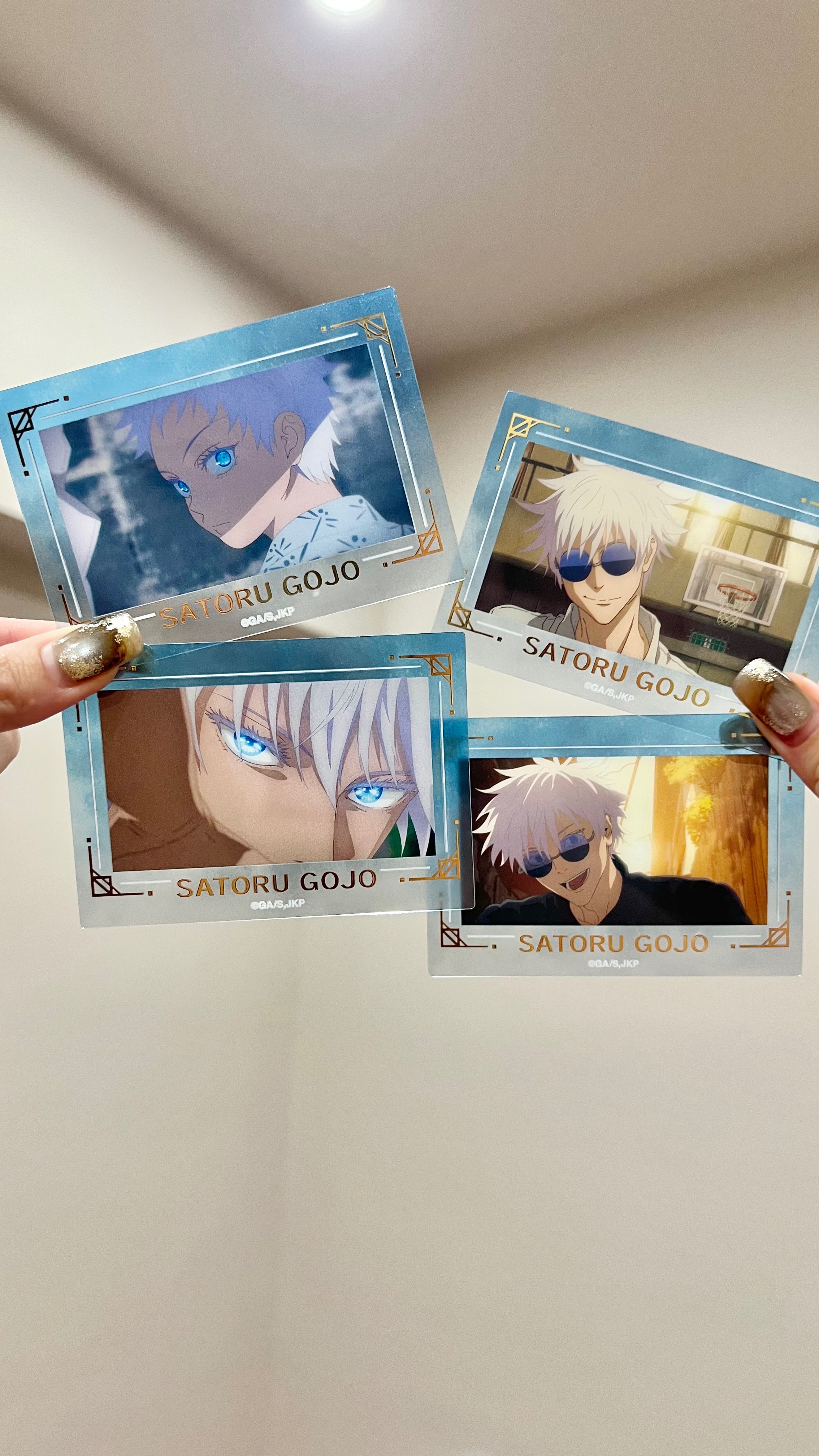 咒術迴戰｜燙金透明卡