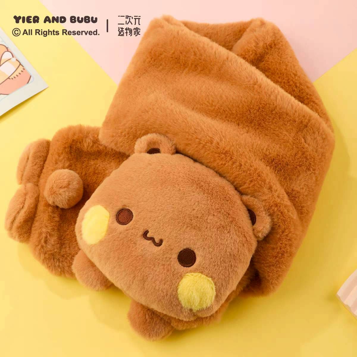 【正版授權】布布一二圍巾