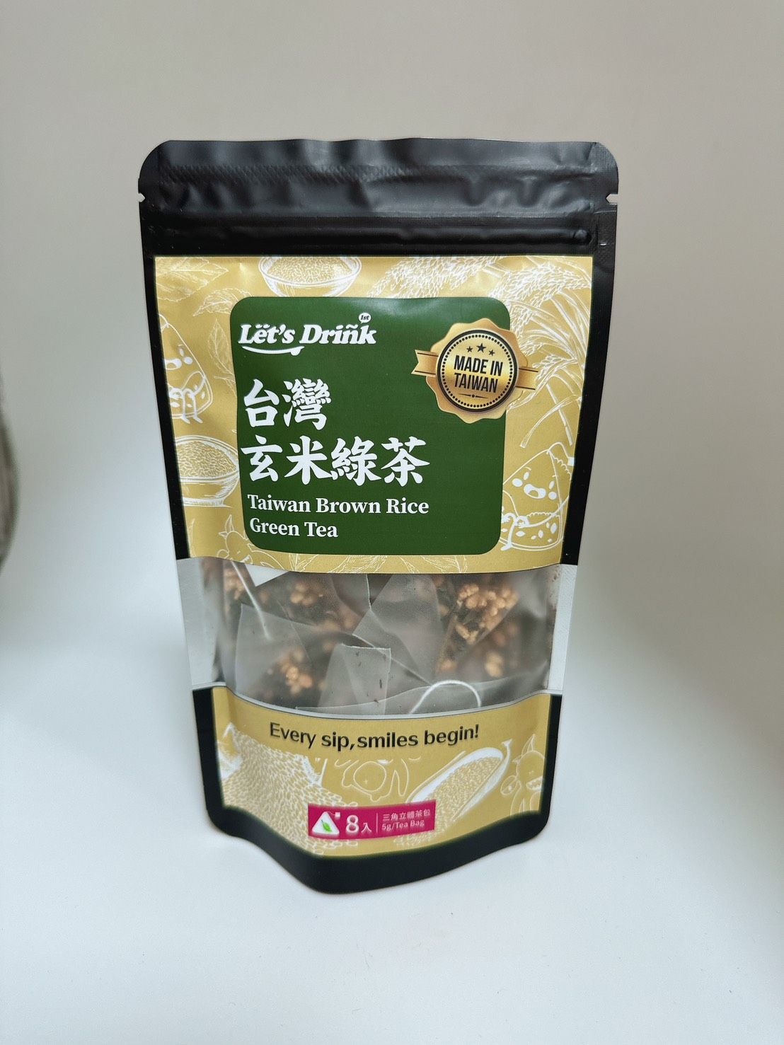 台灣生產三角立體茶包8入/袋