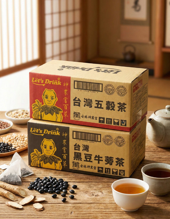 箱購-台灣在地穀物茶（1箱送一瓶玫瑰純露）