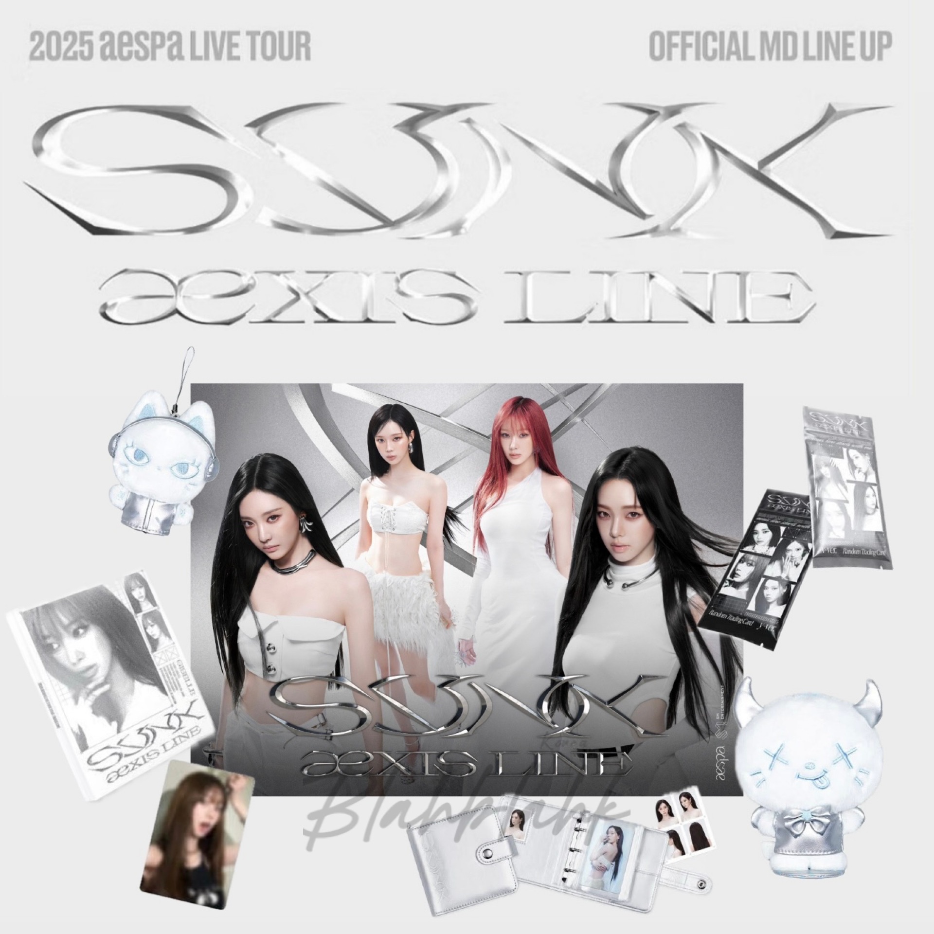 不分成員商品 aespa aeXIS LINE 線上團 MD 官方周邊代