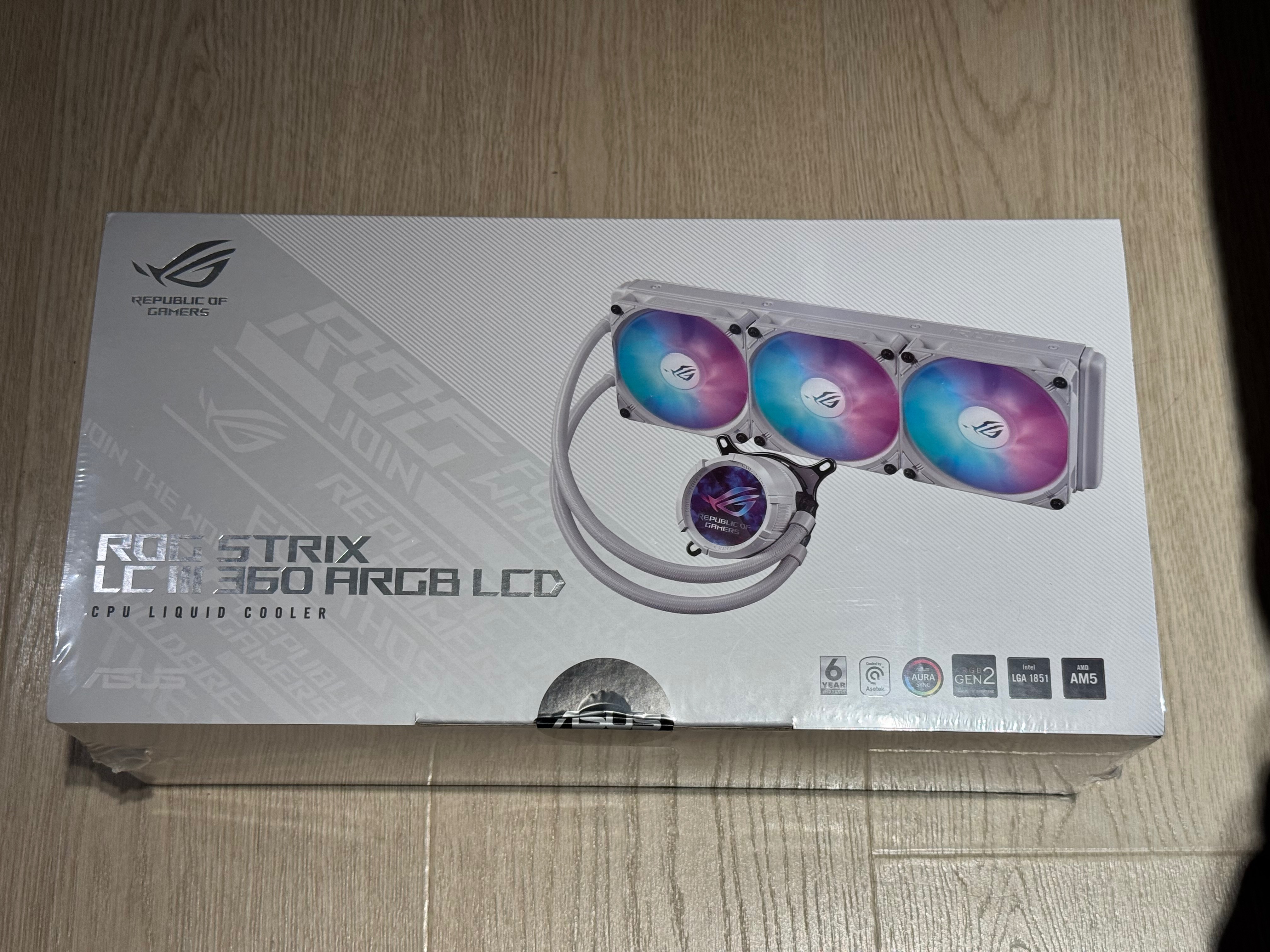 ROG STRIX LC iii 360 ARGB 水冷（白）