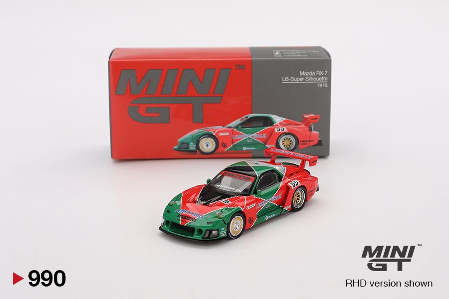 MINIGT #990 Mazda RX-7 LB-Super Silhouette 787B （吊卡版）