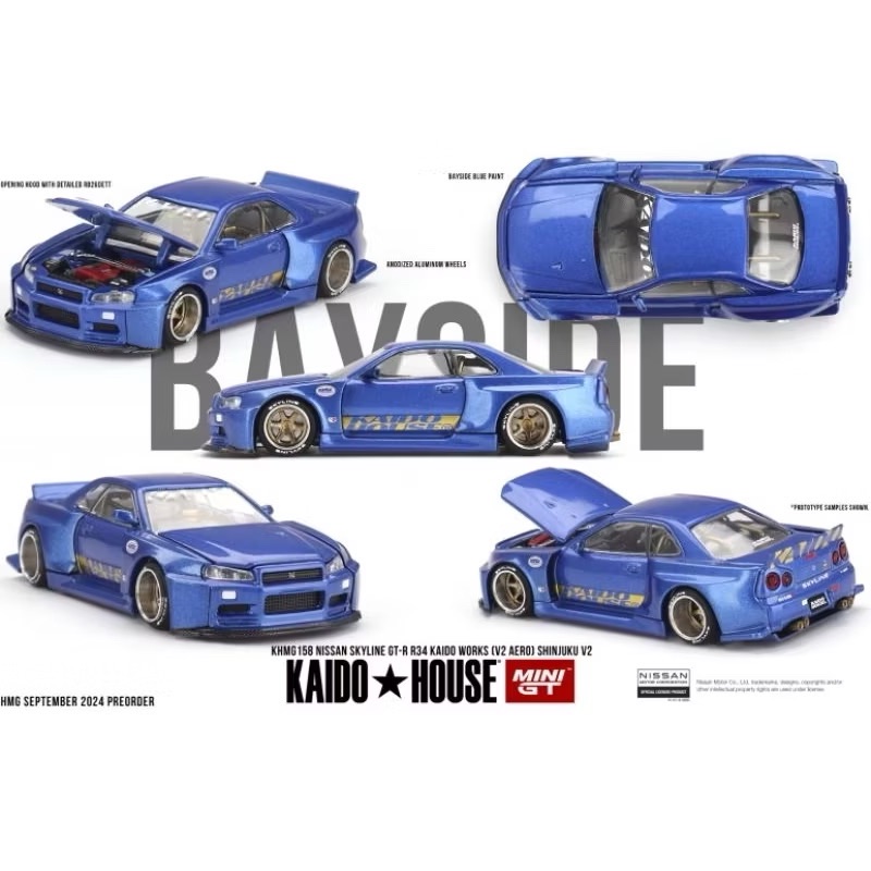 KAIDO HOUSE#158 全新現貨總代 Nissan GT-R R34