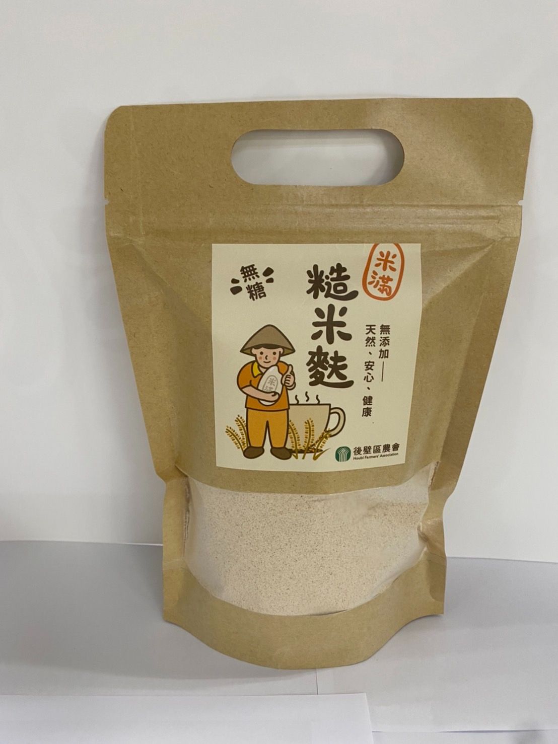臺南市後壁區農會【無糖糙米麩（300公克）】