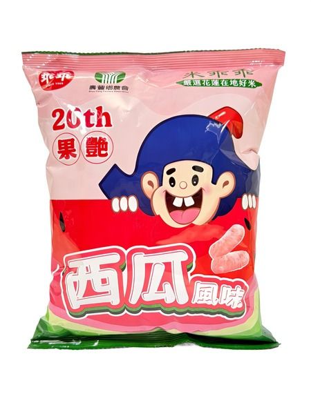 花蓮縣壽豐鄉農會【西瓜風味米乖乖52公克】