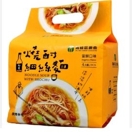 臺中市霧峰區農會【燒酎細絲麵（4小包）】