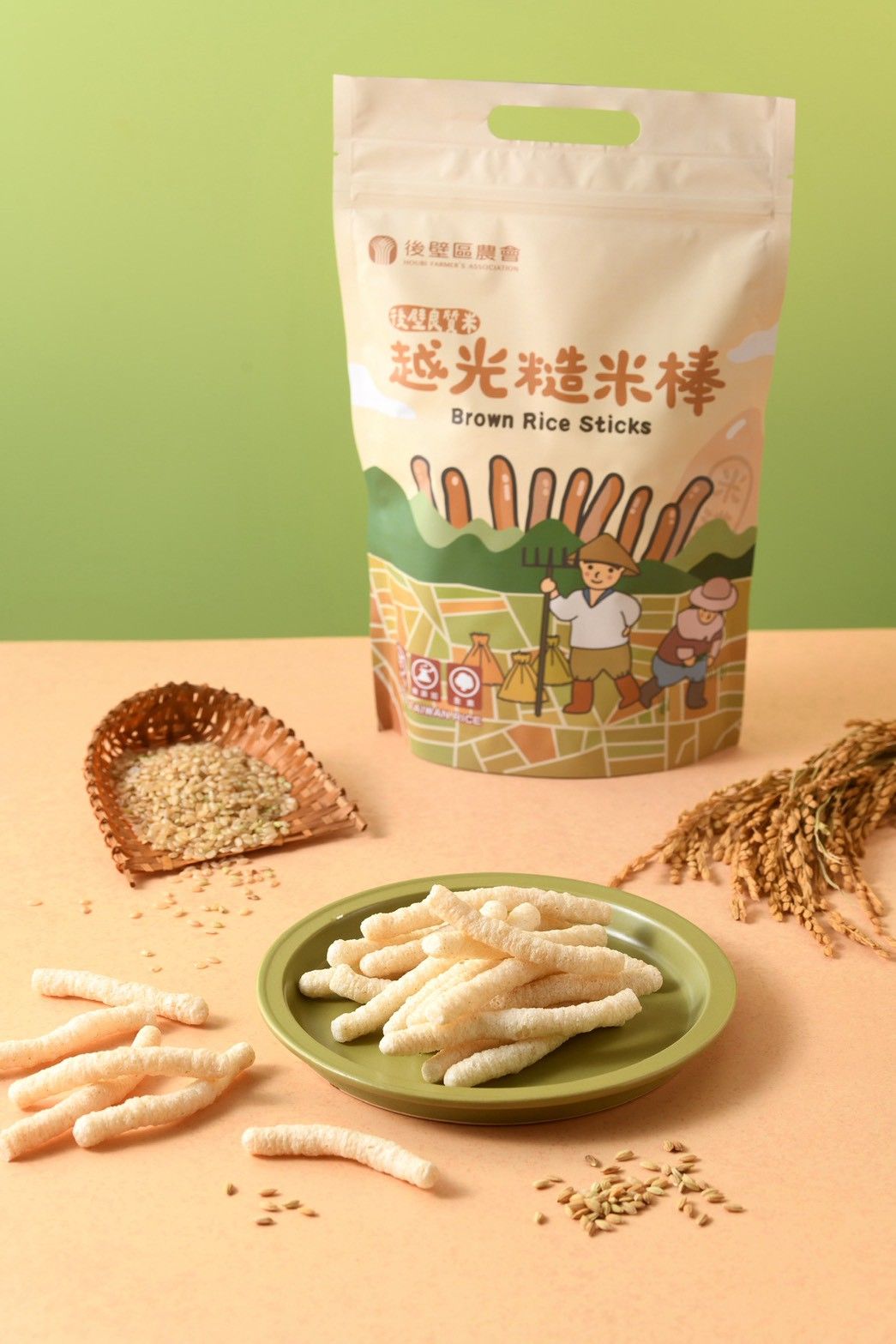 寶寶米餅【越光糙米棒50g】