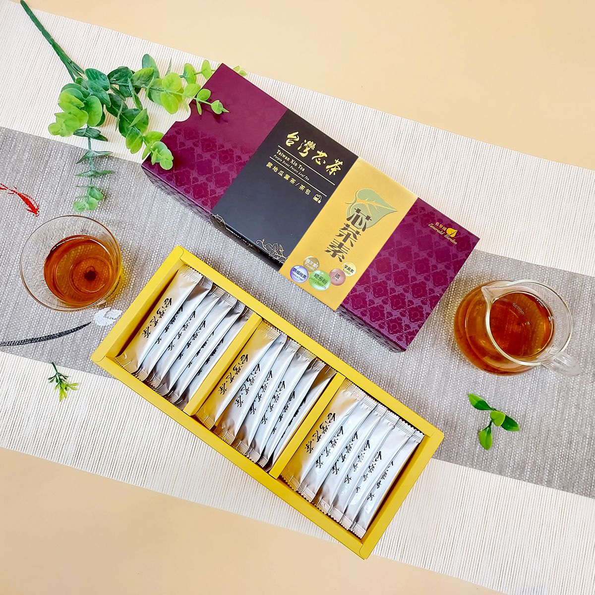 台灣芯茶 輕盈芯茶粉 茶粉 芯茶 紫地瓜葉茶 地瓜葉茶