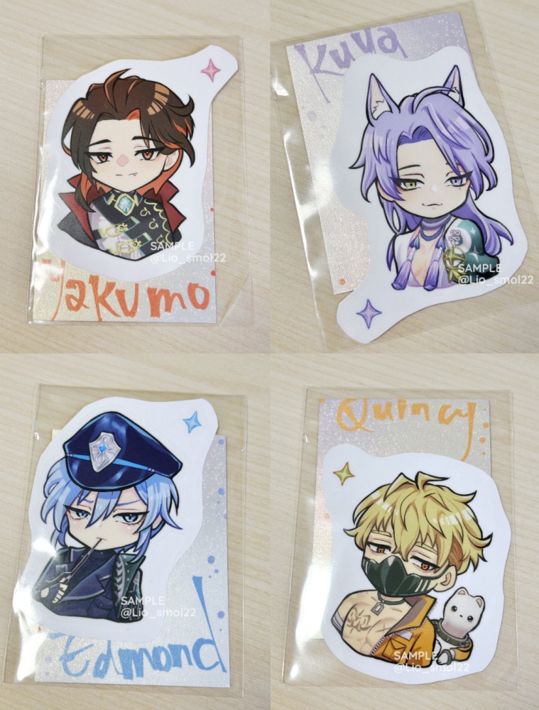 新世界狂歡半斷貼紙-五款