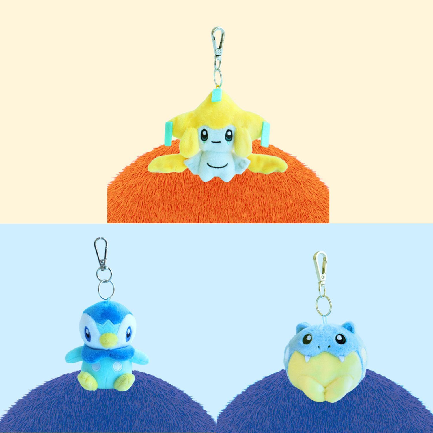 韓國正版授權神奇寶貝 精靈寶可夢Pokemon 基拉祈 海豹球 波加曼 玩偶 可愛娃娃 吊飾 鑰匙圈 8公分高