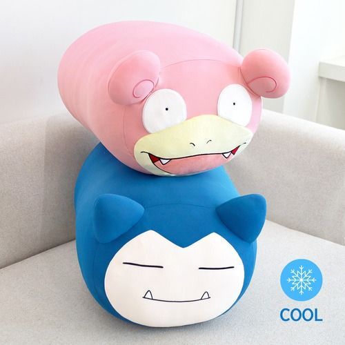 ＜超取限1＞韓國正版授權神奇寶貝 精靈寶可夢Pokemon 卡比獸 呆呆獸 純棉涼感圓筒抱枕 長靠墊 50公分長