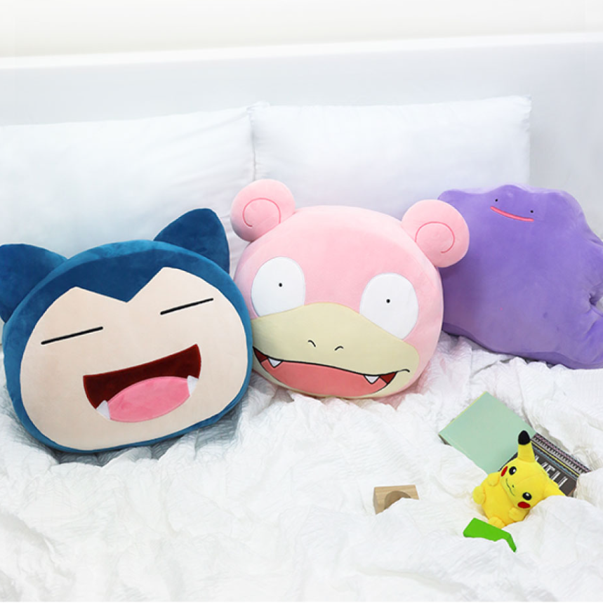 超取限1🔻韓國正版授權神奇寶貝 精靈寶可夢Pokemon 卡比獸 呆呆獸 百變怪 抱枕 靠墊 午睡枕 暖手枕 40公分