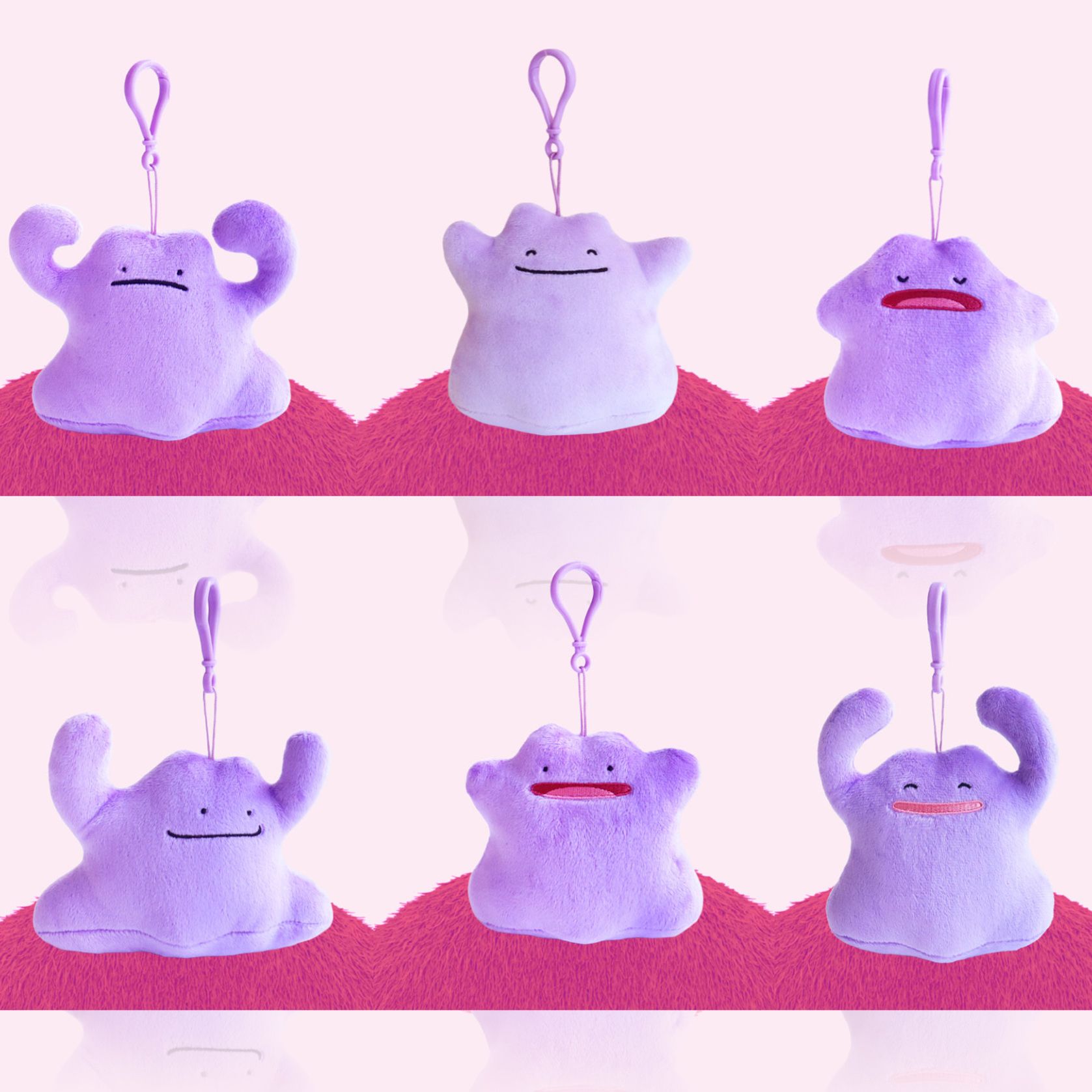 韓國正版授權神奇寶貝 精靈寶可夢Pokemon 百變怪 百變表情 吊飾 玩偶 娃娃 鑰匙圈 13公分高