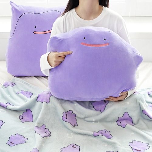 超取限1🔻韓國正版授權神奇寶貝 精靈寶可夢 Pokemon 2025 百變怪 超厚 抱枕 靠墊 玩偶 娃娃